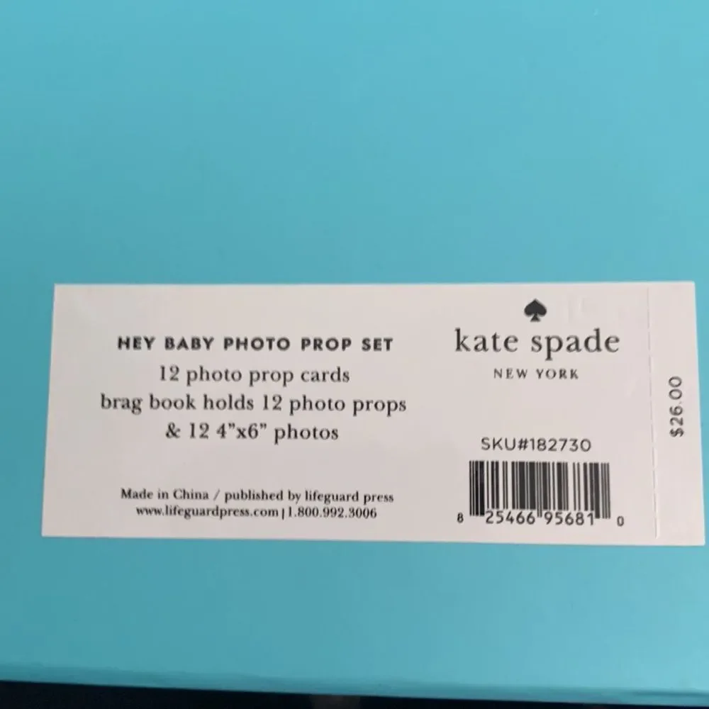 NWT Kate Spade ♠️ Photo Prop Set - Picture 6 of 7